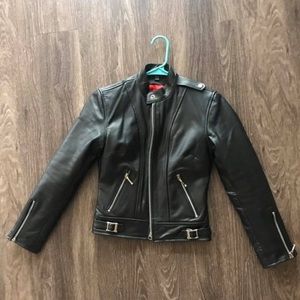 XXS Straight to Hell Buffalo Leather Jacket